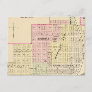 Wymore and Filley, Nebraska Briefkaart