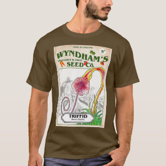 Wyndhams Triffid Seeds geïnspireerd door de dag va T-shirt