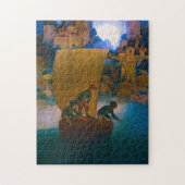 Wynken, Blynken en Nod, 1905, gemaakt door Maxfiel Legpuzzel (Verticaal)