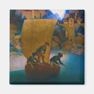 Wynken, Blynken en Nod, 1905, gemaakt door Maxfiel Magneet