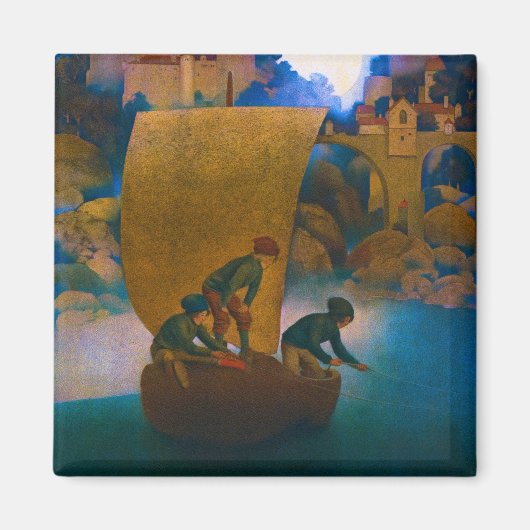 Wynken, Blynken en Nod, 1905, gemaakt door Maxfiel Magneet (Voorkant)