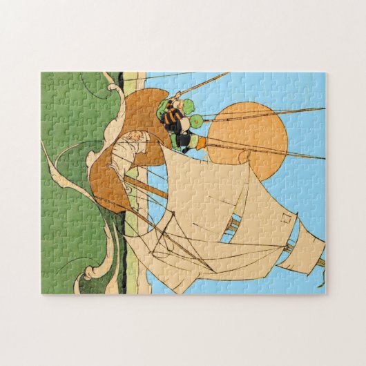 Wynken, Blynken en Nod Legpuzzel (Horizontaal)