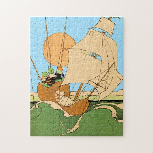 Wynken, Blynken en Nod Legpuzzel (Verticaal)