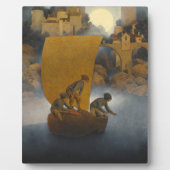 Wynken Blynken en Nod van Maxfield Parrish 1902 Fotoplaat (Voorkant)