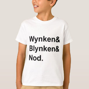 Wynken Blynken & Nod Houten Schoen Slaapverhaal T-shirt
