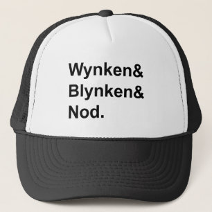 Wynken Blynken & Nod Houten Schoen Slaapverhaal Trucker Pet