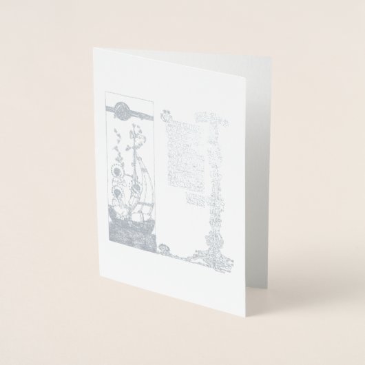 Wynken Blynken & Nod van Jessie Marion King Folie Kaarten (Voorkant)