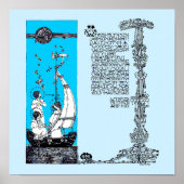 Wynken Blynken & Nod van Jessie Marion King Poster (Voorkant)