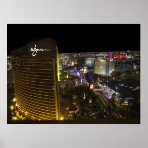 Wynn Las Vegas Aerial Poster