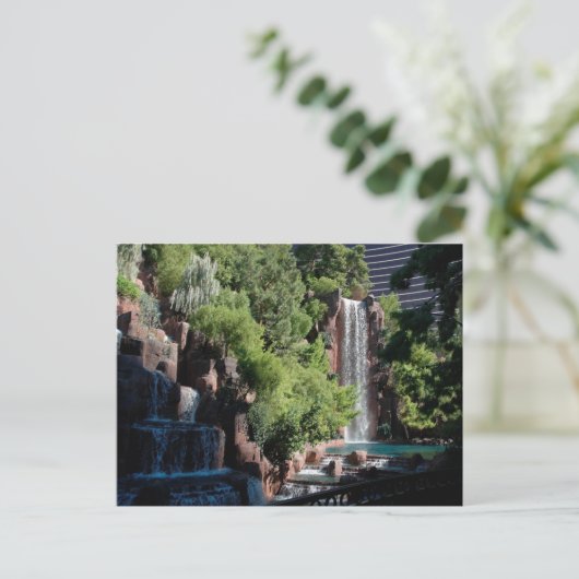 Wynn waterval briefkaart (Staand voorkant)