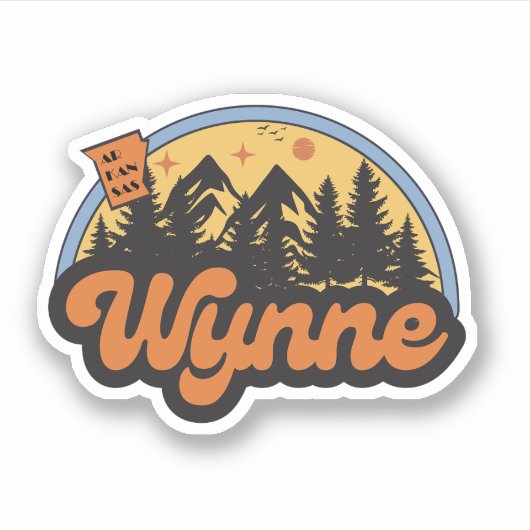 Wynne, Arkansas Sticker (Voorkant)