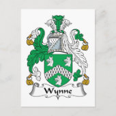 Wynne Family Crest Briefkaart (Voorkant)