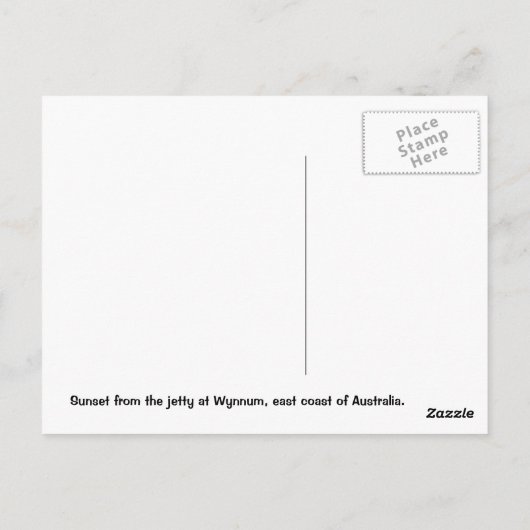 Wynnum Postcard Briefkaart (Achterkant)