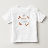 WYNONA Boho Terracotta Cowgirl Rodeo Zuster Kinder Shirts (Voorkant)