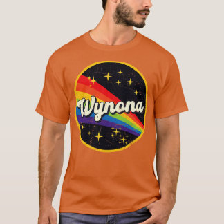 Wynona regenboog in ruimte  grungeStyle T-shirt