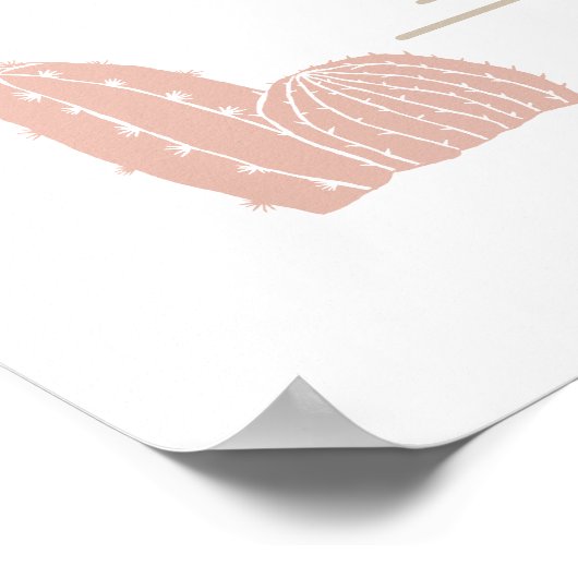 WYNONA Roze Cowgirl Eerste Rodeo Verjaardag Welkom Poster (Hoek)