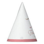 WYNONA Roze Cowgirl Eerste Rodeo Verjaardagsfeest Feesthoedjes (Links)