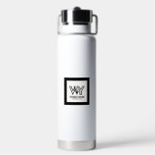 WYNOT Merkcollectie: Boogie Bots Waterfles (Achterkant)