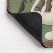 Wynter Blessin's Snowman Mousepad Muismat (Hoek)