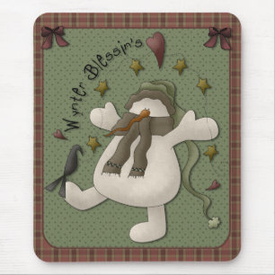 Wynter Blessin's Snowman Mousepad Muismat