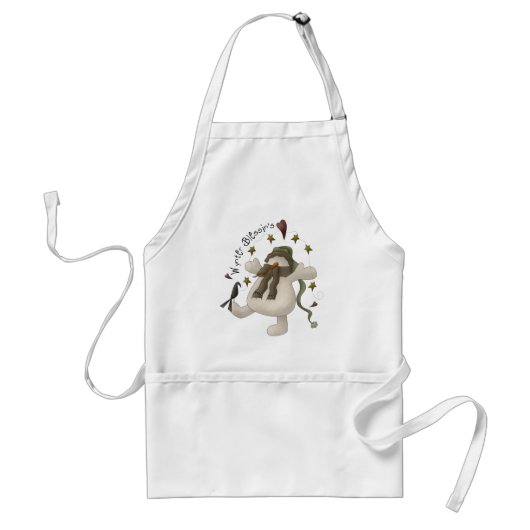 Wynter Blessin's Snowman-Schort Standaard Schort (Voorkant)