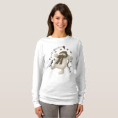 Wynter zegent grillige sneeuwpop t-shirt (Voorkant volledig)