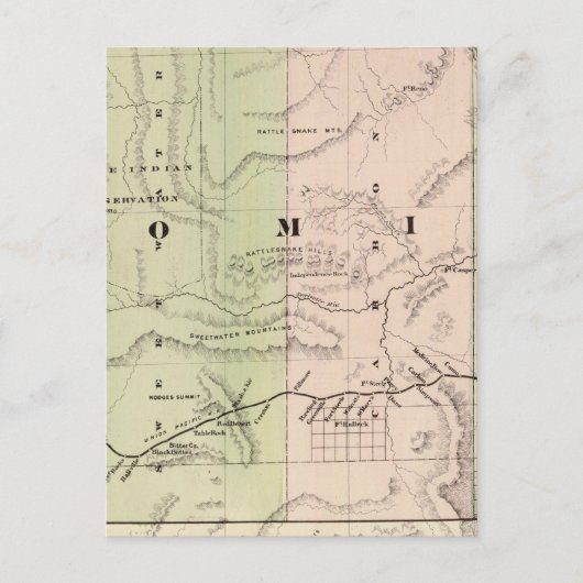 Wyoming 2 briefkaart (Voorkant)