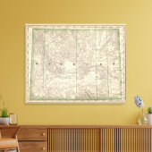 Wyoming 2 canvas afdruk (Insitu (Woonkamer))