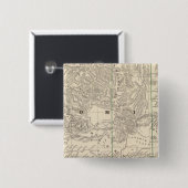 Wyoming 2 vierkante button 5,1 cm (Voorkant /achterkant)