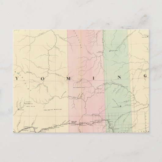 Wyoming 3 briefkaart (Voorkant)