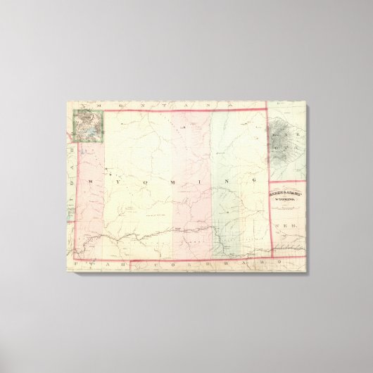 Wyoming 3 canvas afdruk (Voorkant)