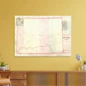 Wyoming 3 canvas afdruk (Insitu (Woonkamer))