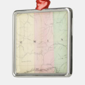 Wyoming 3 metalen ornament (Links)