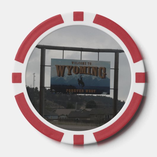 Wyoming, Abe Lincoln Poker Chips (Voorkant)
