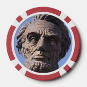 Wyoming, Abe Lincoln Poker Chips (Achterkant)
