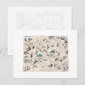 Wyoming  Afbeelding Map Antiek State Chart Briefkaart (Voorkant / Achterkant)