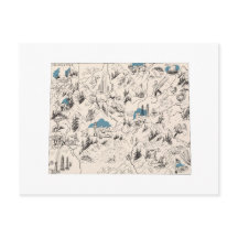 Wyoming  Afbeelding Map Antiek State Chart