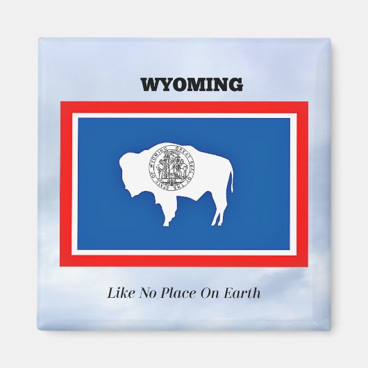 Wyoming, als geen plek op aarde magneet (Voorkant)
