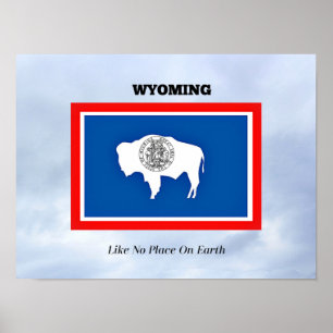 Wyoming, als geen plek op aarde poster