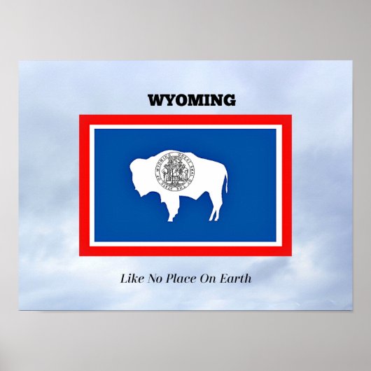 Wyoming, als geen plek op aarde poster (Voorkant)