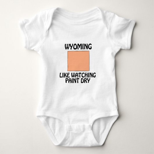 Wyoming - Als het kijken naar verf die droogt Romper (Voorkant)