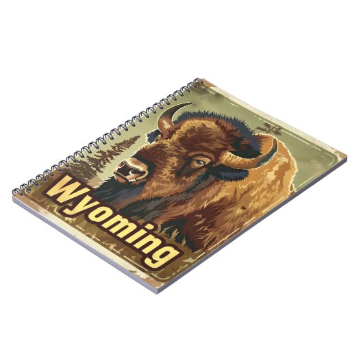Wyoming American Bison Notitieboek (Linkerzijde)