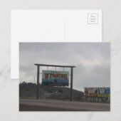 Wyoming Ansichtkaart Briefkaart (Voorkant / Achterkant)