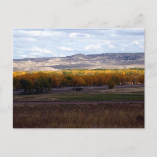 Wyoming Autumn Briefkaart (Voorkant)