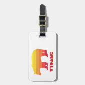 Wyoming Beer Bagagelabel (Voorkant verticaal)