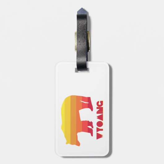 Wyoming Beer Bagagelabel (Achterkant verticaal)