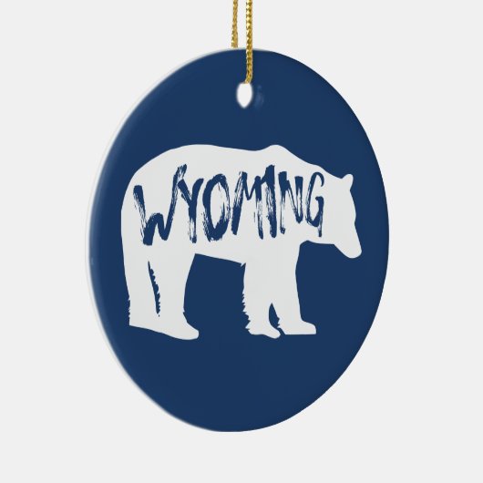 Wyoming Beer Keramisch Ornament (Rechts)