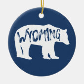 Wyoming Beer Keramisch Ornament (Voorkant)