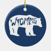 Wyoming Beer Keramisch Ornament (Achterkant)