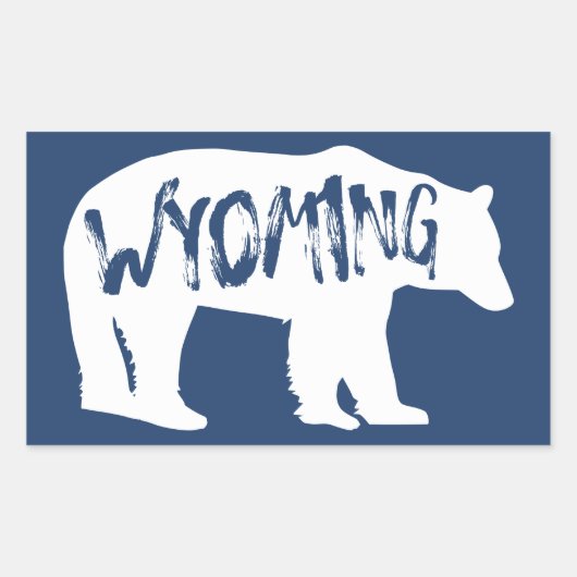 Wyoming Beer Rechthoekige Sticker (Voorkant)